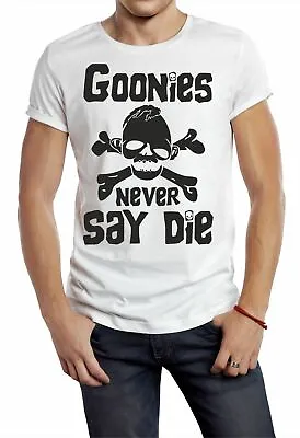 Buy Goonies T-Shirt - Funny Tee Retro Sloth Parody Joke Skull Movie Film Tee 80s  • 5.99£