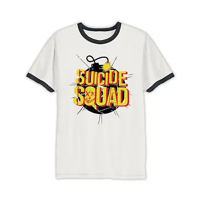 Buy Suicide Squad  T-shirt Official DC Comics Logo Tee Small • 11.99£
