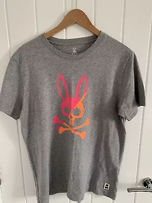 Buy Psycho Bunny Grey T Shirt Size 5 • 20£