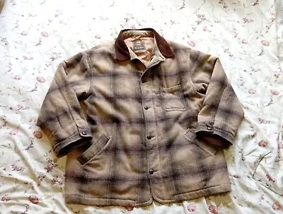 Buy Mens Wool Lumberjack/Chore Coat.  XL. 26  Pit To Pit. • 21£