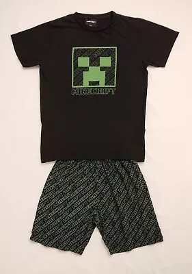 Buy PEP&CO Minecraft Boys Short Pyjamas With Print On Top And Bottom, Child 11-12 Ys • 3.94£