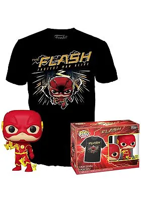 Buy Funko POP! & Tee: DC - The Flash - Medium - DC Comics - T-Shirt - Clothes With C • 17.16£