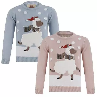 Buy Kids Light Up Christmas Jumper Childs LED Flashing Festive Sweater Soft Knit • 12.99£