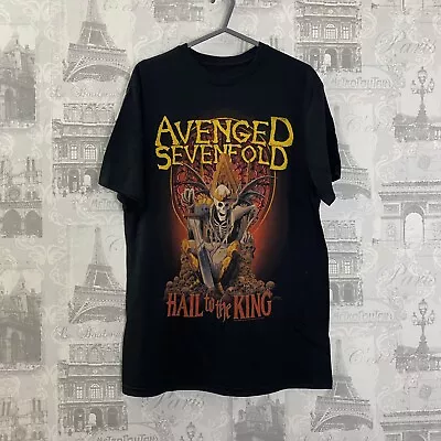 Buy Official Avenged Sevenfold Heavy Metal Band Music T Shirt / Size Medium  • 14£