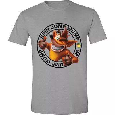 Buy CRASH BANDICOOT - T-Shirt Jump Wump Crash Logo (XL T-Shirt NEW • 15.50£