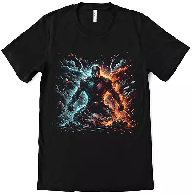 Buy Mens Black Superhero Villains T-shirt Top Tee Unisex Womens Cotton XS -2XL SH16 • 13.49£