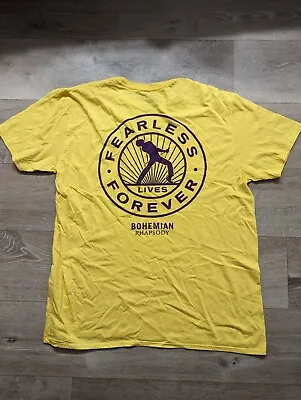 Buy Bohemian Rhapsody Queen Yellow T-shirt XXL Front And Back Print • 18.99£