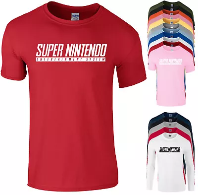 Buy Super Nintendo T Shirt Mario Ps5 Xbox Pc Sega Mens Childrens Womens Top Tee W • 17.99£