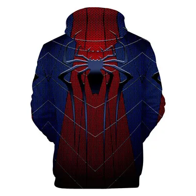 Buy NewMen's Marvel Spiderman 3D Hoodie Sweatshirt Sweater Long Sleeve Pullover Tops • 32.16£