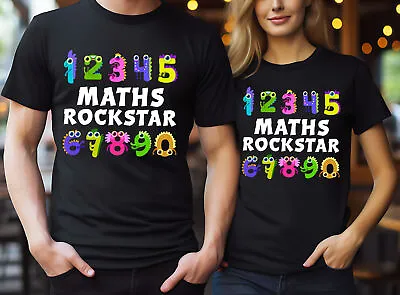 Buy Numbers Day 2024 Maths Rockstar School Fun Gift Funny Mens Womens T-Shirts #DNE • 9.99£