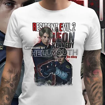Buy Resident Evil 2 T-shirt - Mens & Women's Sizes S-XXL - Leon Kennedy Remake Game • 15.99£