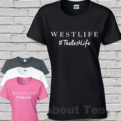 Buy West Life Ladies Fitted Tshirt West Life Is The Best Life Wild Dreams Tour 2022 • 12.50£