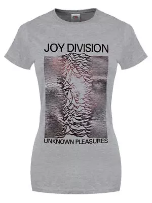 Buy Joy Division T-shirt Unknown Pleasures Heather Women's Grey • 16.99£