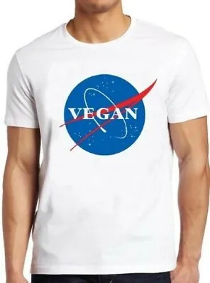 Buy Vegan NASA Vegetarian Vintage Funny Cool Gift Tee T Shirt M161 • 6.35£
