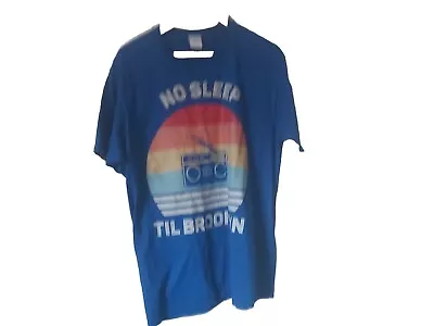Buy Beastie Boys No Sleep Till Brooklyn T Shirt *large* Port And Co. Hip Hop • 8.99£