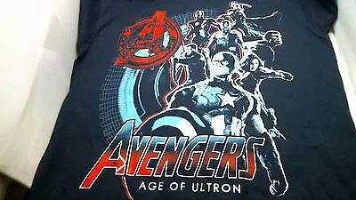 Buy Marvel Comics Avengers Age Of Ultron Team Licensed Graphic T-Shirt Kids L/XL • 6.28£