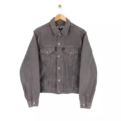 Buy Replay Brushed Cotton Denim Jacket Grey Italy Made Vintage Regular Mens Size L • 29.99£