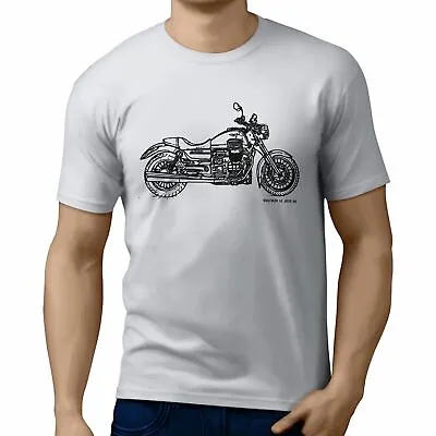 Buy JL Illustration For A Moto Guzzi California 1400 Custom Motorbike Fan T-shirt • 19.99£