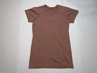 Buy Lululemon Size 8 Swiftly Tech Short Sleeve Shirt Clay Brown Color Women’s • 40.72£