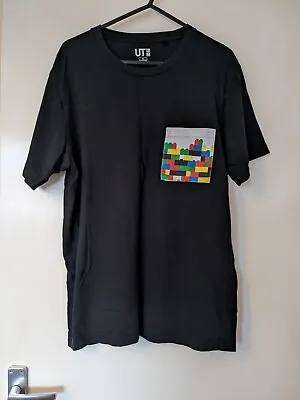 Buy Mens Sml Black Uniqlo T Shirt Lego W Pocket Cotton  • 5.75£