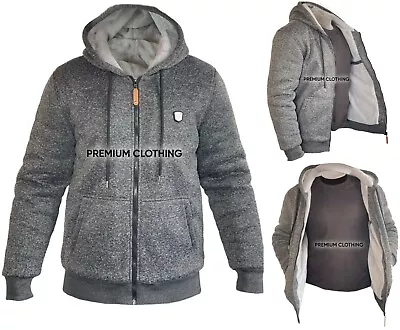 Buy Branded EX STORE Mens Womens EXTRA Thick Fur SHERPA Fleece Thermal Jacket Hooded • 29.99£