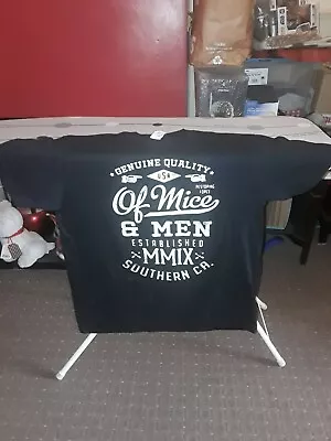 Buy Men's XL Extra Large Black T-Shirt Of Mice & Men Southern CA.  • 5£