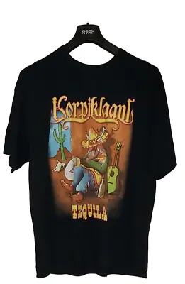 Buy Korpiklaani Tequila T Shirt 2XL Black Folk/metal Tee Top Gildan Heavy Cotton • 15.77£