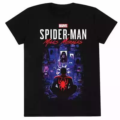Buy Spider-Man Miles Morales City Overwatch Official Tee T-Shirt Mens Unisex • 16.10£