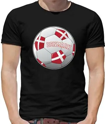 Buy Denmark Football Flag Mens T-Shirt - Danish - Flags - World Cup - Soccer • 13.95£