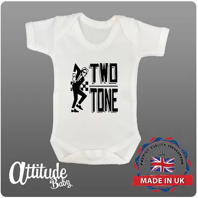 Buy Rock Band Baby Grows-Printed-2 Tone-Rock Band Baby Grows-Ska Music T Shirt • 8.49£