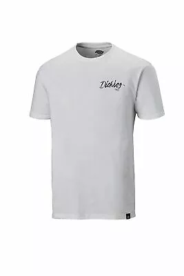Buy Dickies Lucas White Cotton Crew-neck Tee T-shirt #DT6011 • 14.95£
