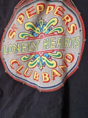 Buy Beatles 'The Sgt Peppers Lonely Hearts Club Band' T-shirt Black Official Merch  • 8£