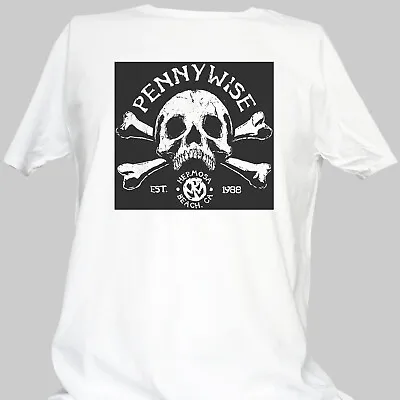 Buy Pennywise Hardcore Punk Rock Short Sleeve White Unisex T-shirt S-3XL • 14.99£