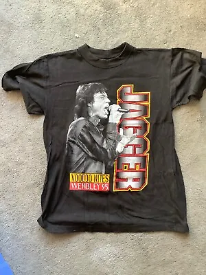 Buy Vintage Rolling Stones Voodoo Nites Wembley 95 T-shirt Size L Rare • 40£