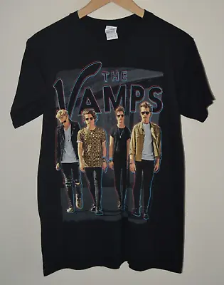 Buy Gildan The Vamps World Tour 2015 T-shirt Top Size Medium Mens • 14.25£