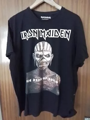 Buy Official Iron Maiden Book Of Souls T-Shirt Black XXL  • 15£