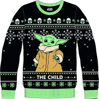 Buy Star Wars The Mandalorian - The Child Christmas Sweater - XXL • 37.19£