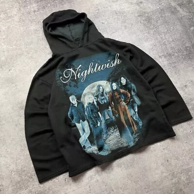 Buy Vintage Nightwish Tour Hoodie Band 00s Size M • 80.99£