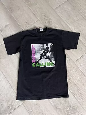 Buy London Calling The Clash Vintage T-Shirt 2003 Black Tee • 65.68£