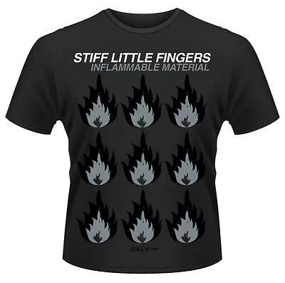 Buy Stiff Little Fingers (SLF) - INFLAMMABLE MATERIAL T Shirt - Official Merch *punk • 15.99£