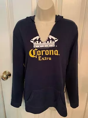 Buy Corona Extra Hoodie Sweatshirt With Front Pocket Size XL • 18.94£
