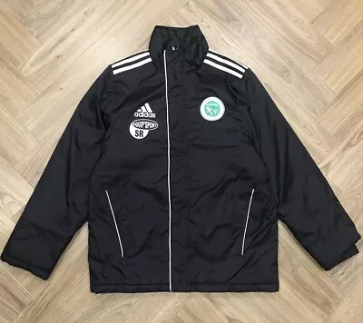 Buy Adidas Boys Full Zip Padded Football Jacket Black 12-13 Years • 5£