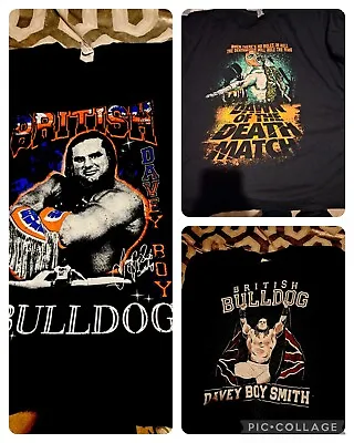 Buy Wrestlecrate T Shirts British Bulldog Deathmatch Wwf Wwe • 10£