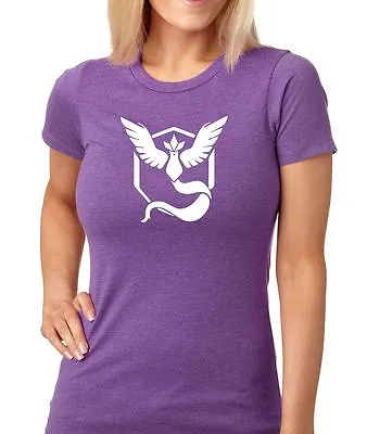 Buy Pokemon  Team Mystic Pokeball Pokemon Go  Womens T-Shirt Jr. Size • 17.99£
