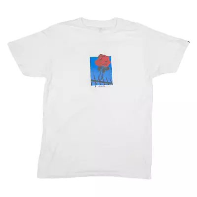 Buy VANS Rose Mens T-Shirt White M • 9.99£