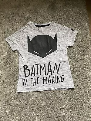 Buy Boys Batman T Shirt 6yrs • 2.99£