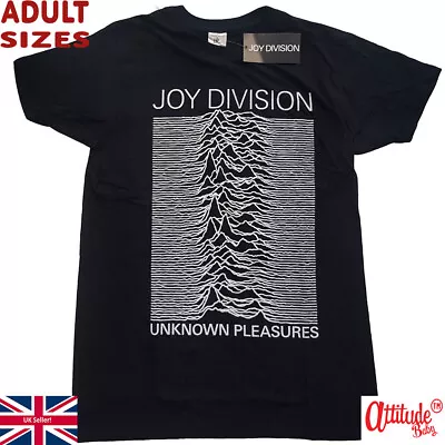 Buy Joy Division T Shirt-Adult Unisex-Joy Division-Unknown Pleasures-Official Merch • 19£