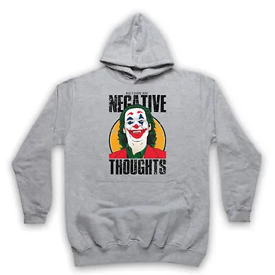 Buy Joker Unofficial Arthur Fleck Joaquin Negative Thoughts Adults Unisex Hoodie • 25.99£