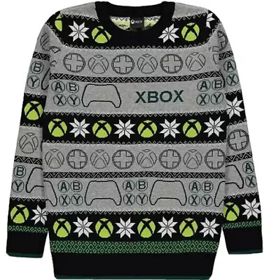 Buy George Boys/Kids XBOX Gaming Knitted Fairisle Christmas Festive Jumper New  • 22.99£