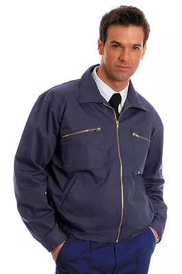 Buy Mens Drivers Workwear Jacket Zip Front  Side & Breast Pockets  • 11.50£